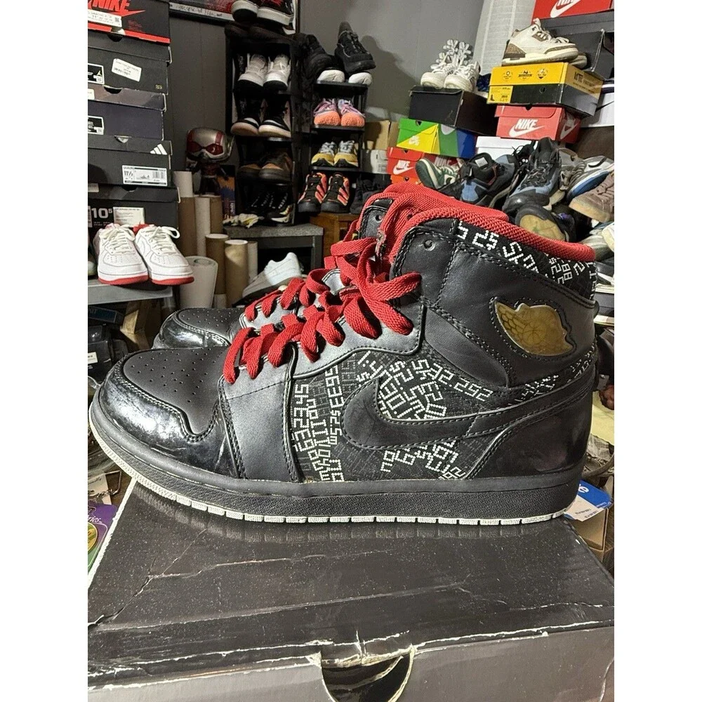 Nike Air Jordan 1 High Hall Of Fame 371498-012 No Box Size 11.5 - RARE!